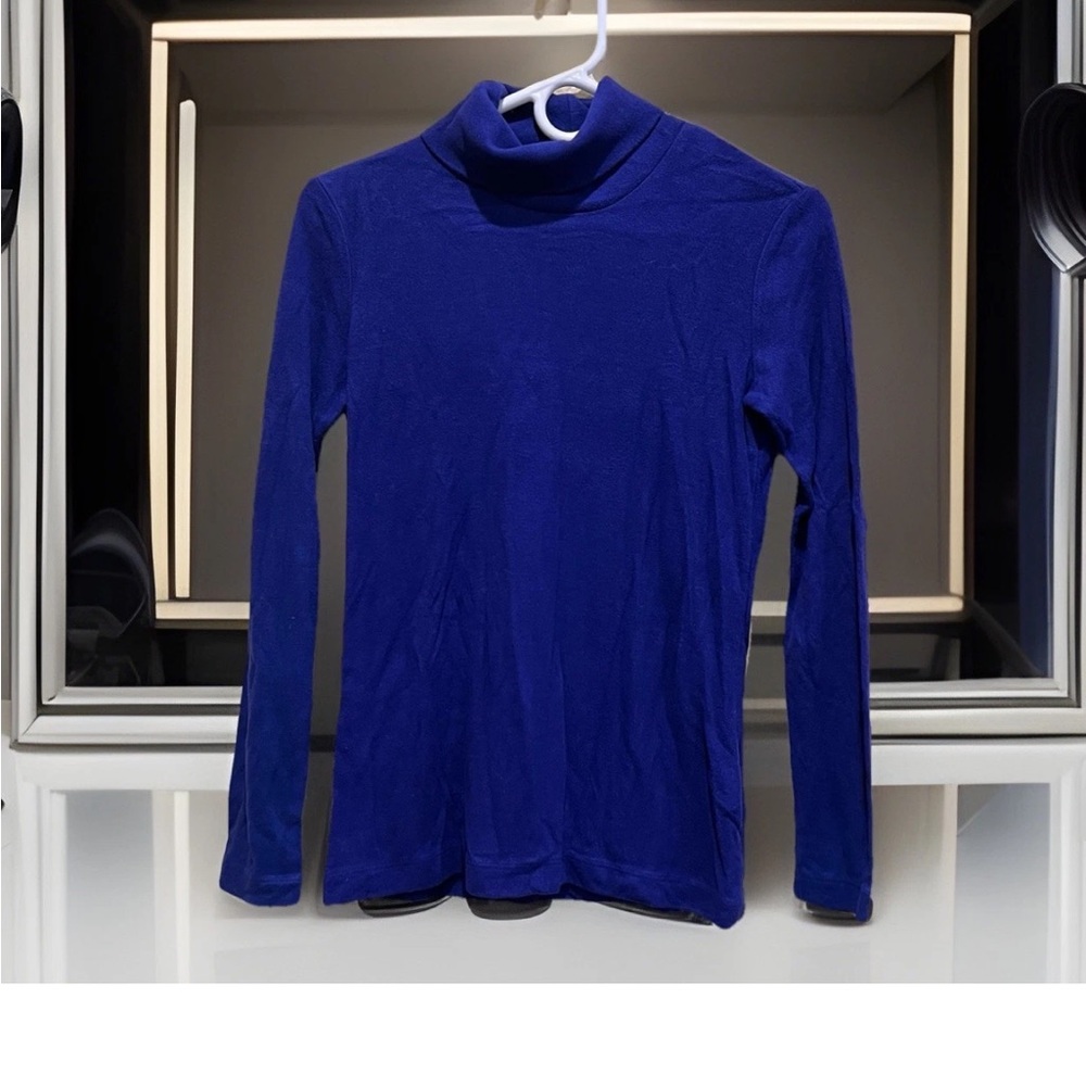 Uniqlo HEATTECH Navy Turtleneck Top Size M